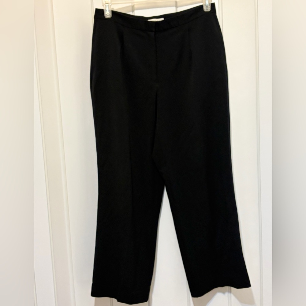 Liz Claiborne Villager Black Wide Leg Pants